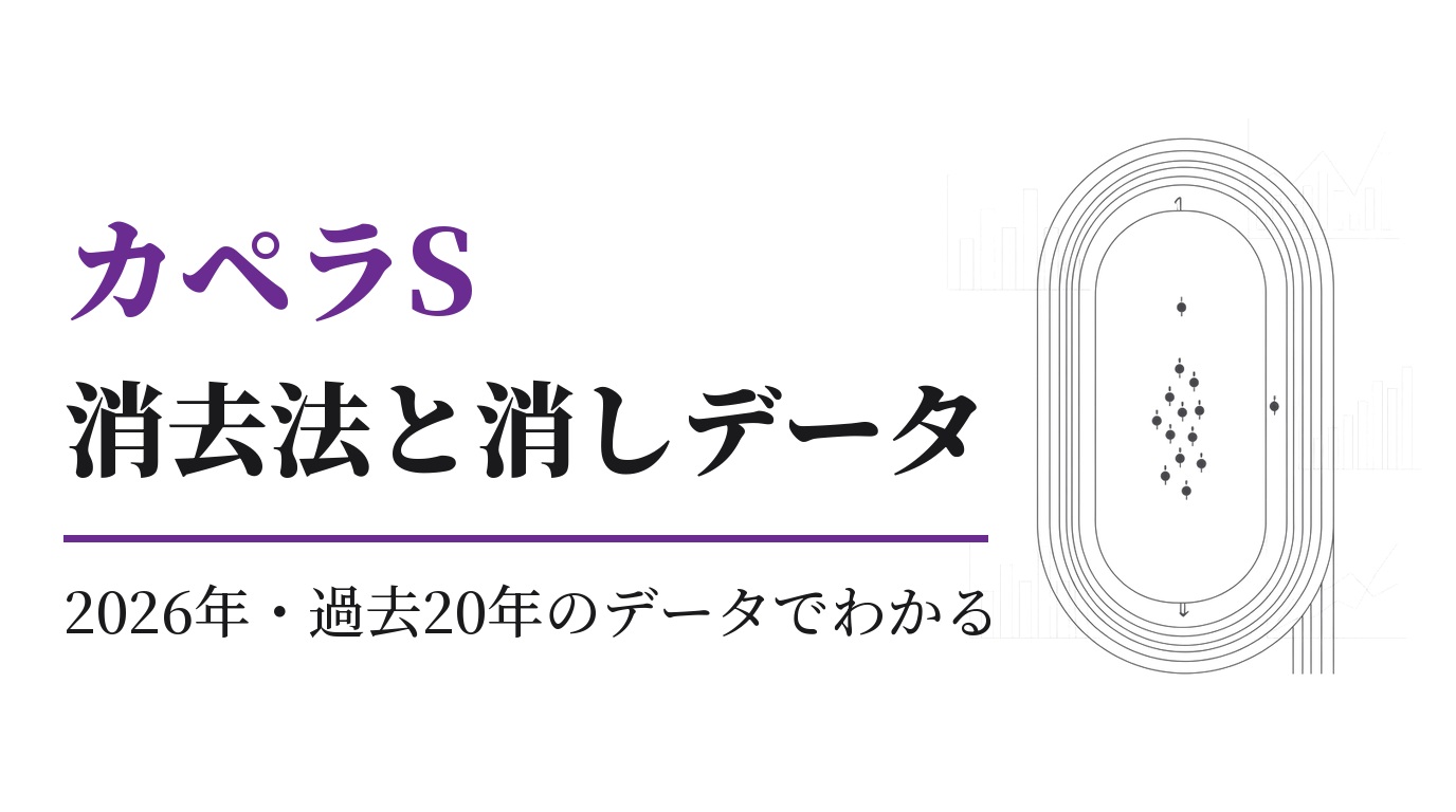カペラS2026の消去法と消しデータ｜過去20年の傾向