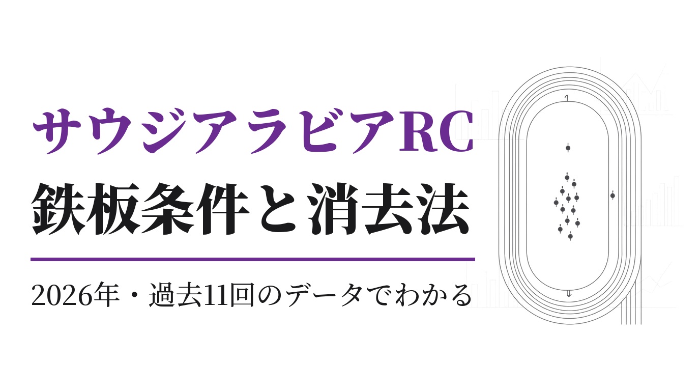 サウジアラビアRC2026の鉄板条件と消去法｜過去11回の傾向と展開予想