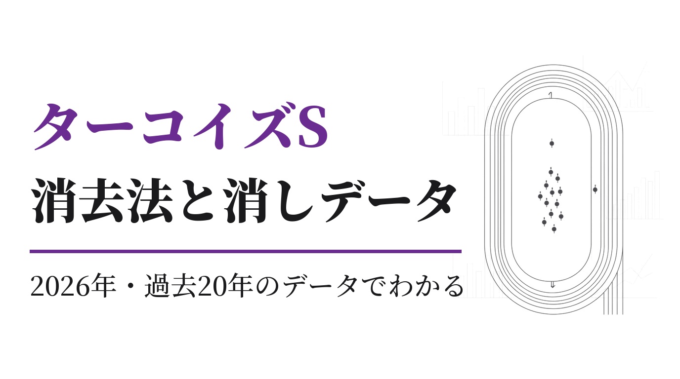 ターコイズS2026の消去法と消しデータ｜過去20年の傾向